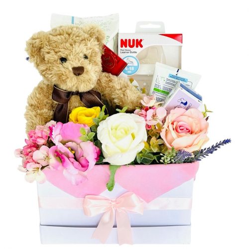 baby girl gift box_M8_brown teddy1