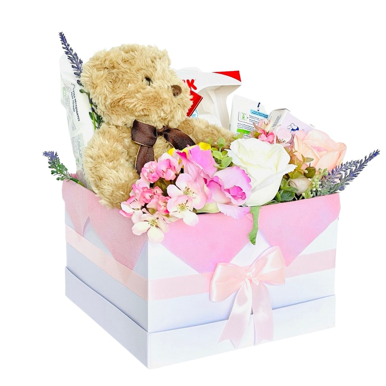 baby girl gift box_M8_brown teddy